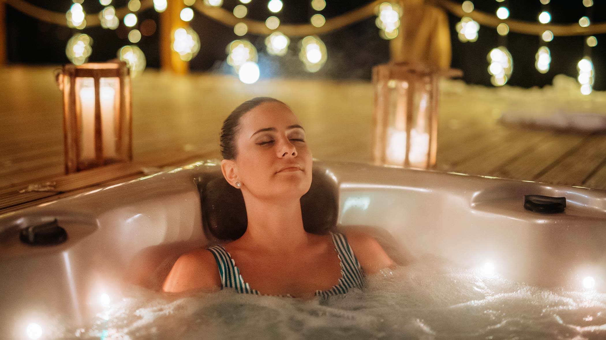 Abendstimmung - Ferienwohnung mit Pool Abendstimmung - Ferienwohnung mit Pool