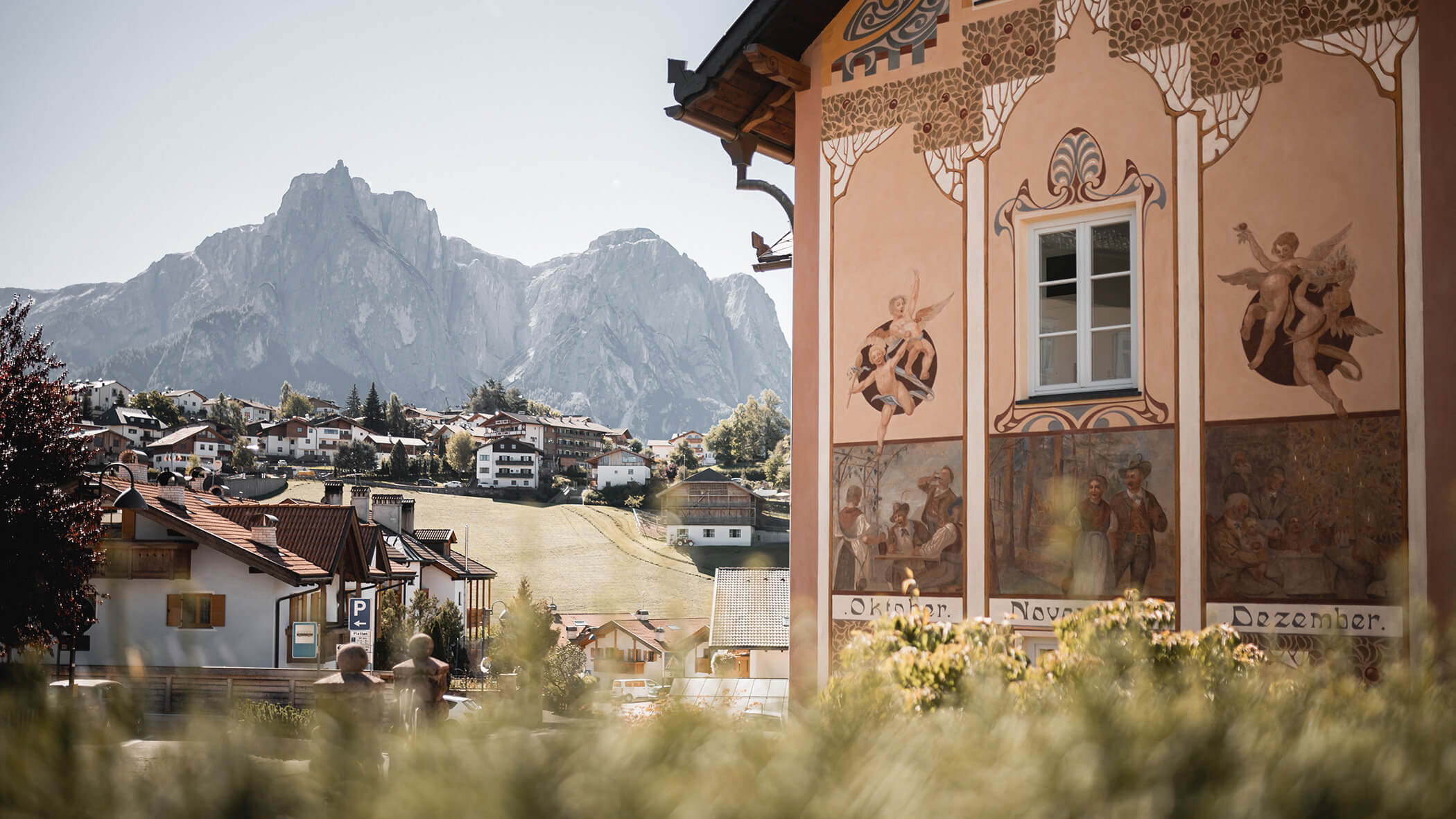 Kastelruth in der Dolomitenregion Seiser Alm