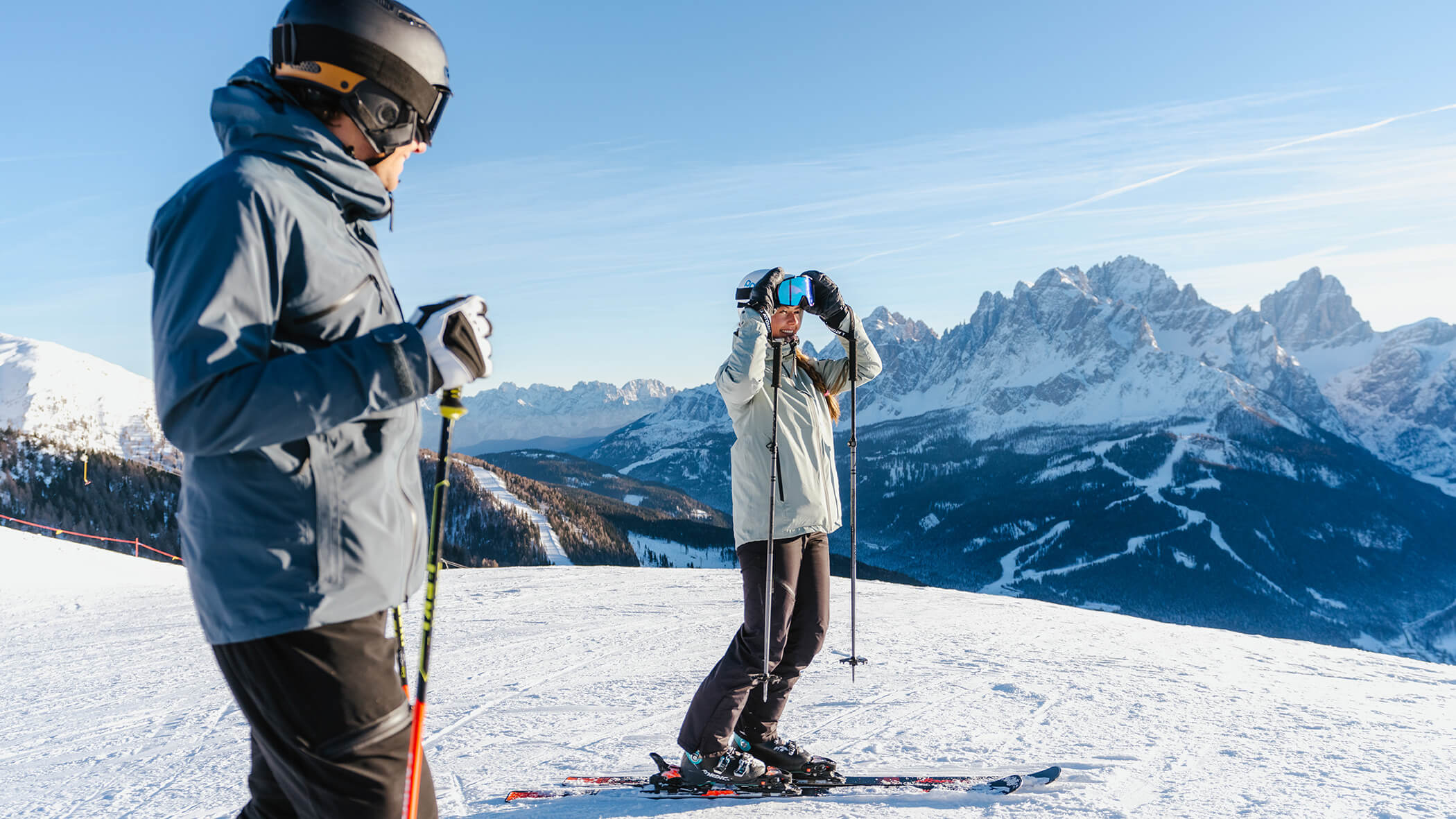 Skifahren am Helm im Hochpustertal - 3 Zinnen Dolomites