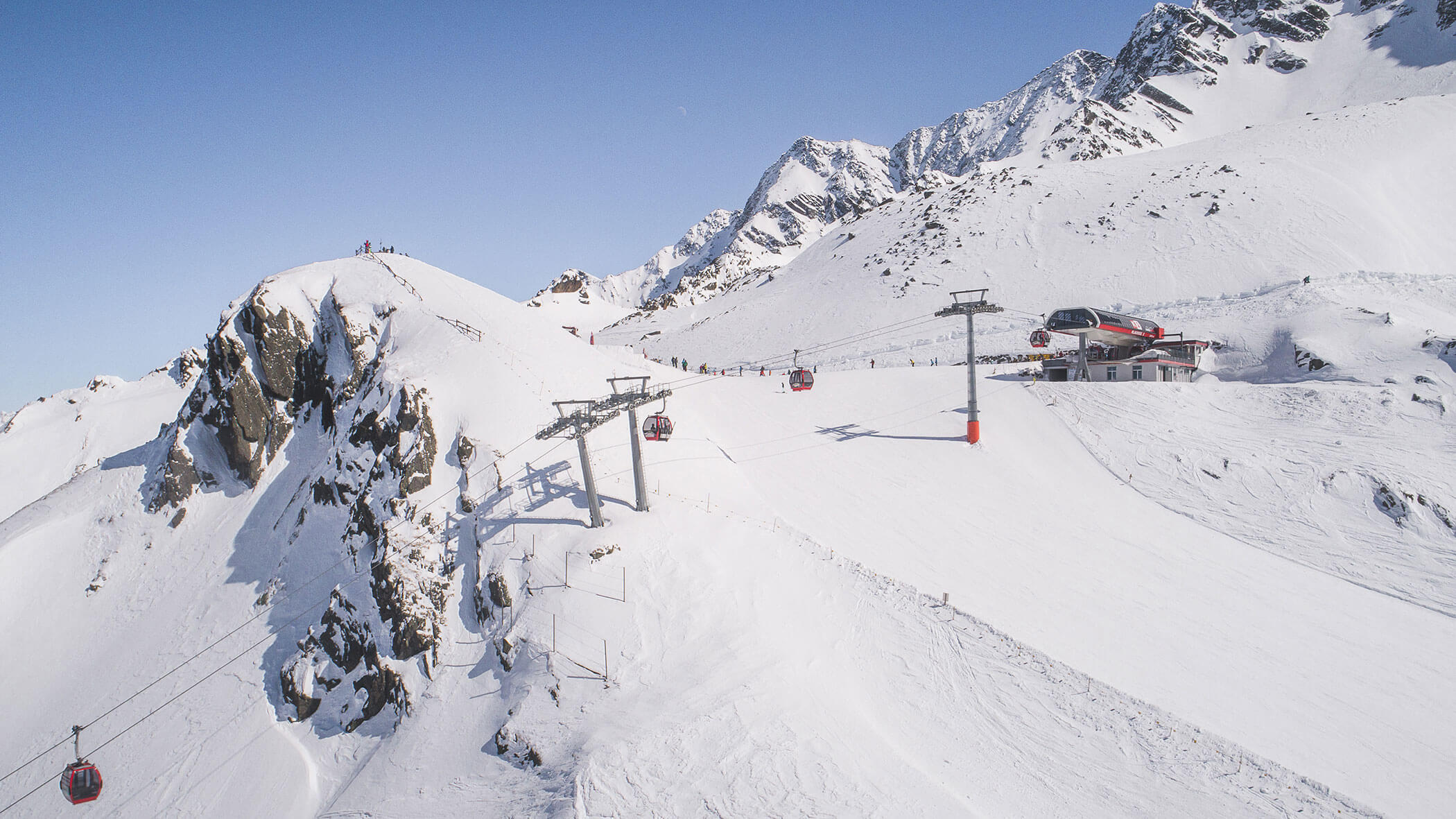 Das Skigebiet Klausberg im Ahrntal